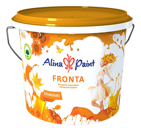 (25кг) «Alina Paint» Фронта белая моющаяся