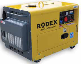 Дизельный генератор в шумозащитном кожухе RDX7500DES3 (6.5 кВА)