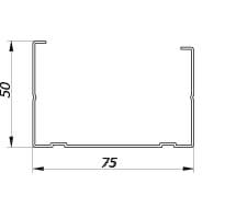 Профиль стеновой “Сталкер” (75х50) 0,45мм