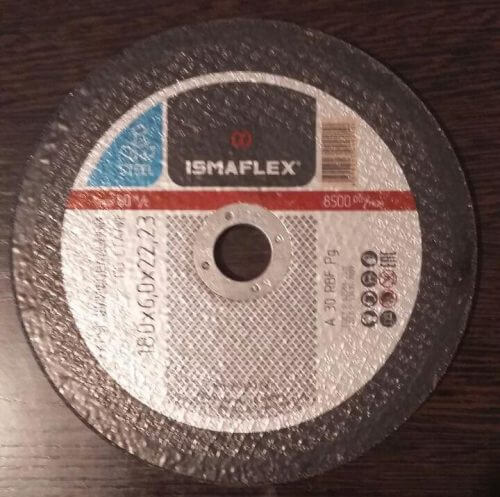Круг шлифовальный по металлу «Ismaflex» (180мм) (1)