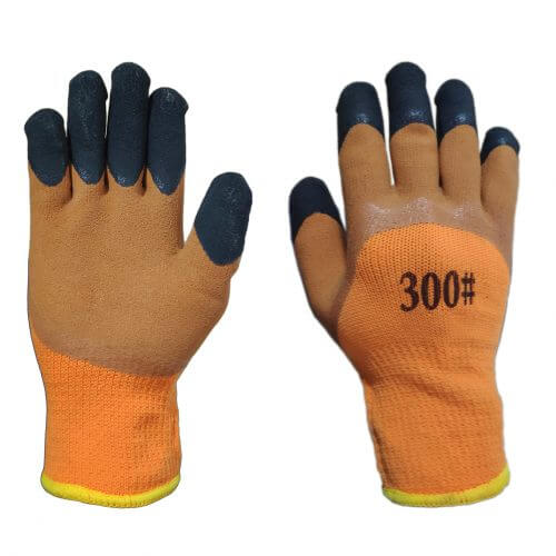 Перчатки (#300) Кофе палец плотные